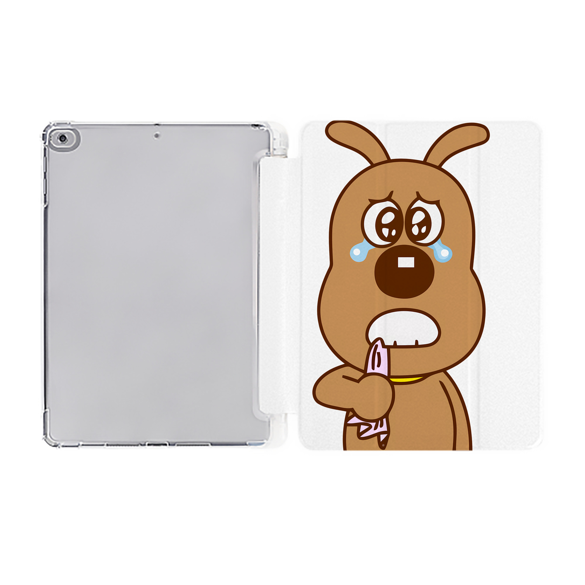 （画像用） アンパンマン Anpanman IPad ケース ペン収納付き 三つ折りスタンド PUレザー×シリコン 対応機種9.5/10.5/10.9インチ